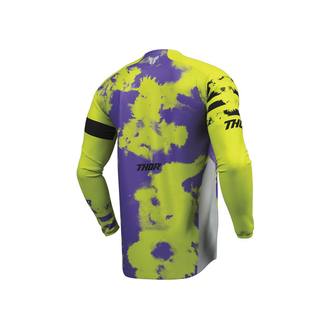 THOR MX YOUTH LAUNCHMODE BLEACH GRAY/ACID