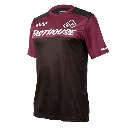 Alloy Block SS Jersey - Maroon/Black