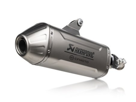CFMOTO 800MT-X Akrapovic Titanium Slip-On Muffler