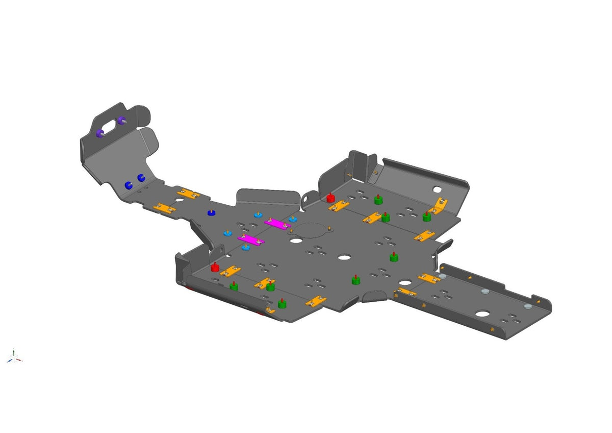 CFMOTO HDPE Skid Plate Assembly CFORCE 850/1000 MY24>