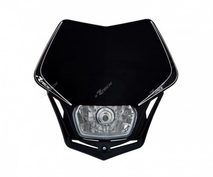 FULL LED HEADLIGHT RTECH V FACE BLACK UNIVERSAL