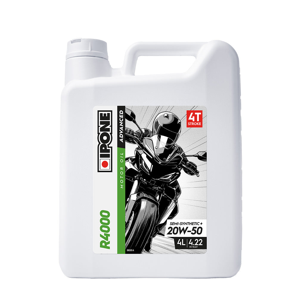 IPONE R4000 - Semi-Synthetic 4T Oil - 20W50 4L