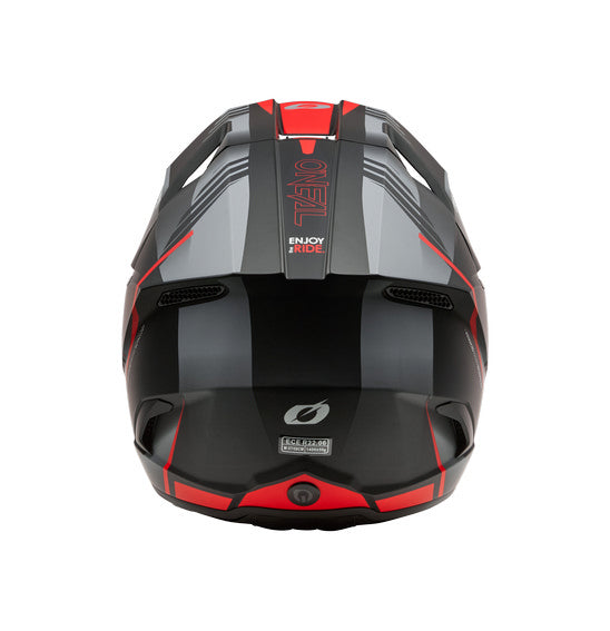 O'Neal 2026 3SRS HAZE Mx Helmet - Black/Grey/Red