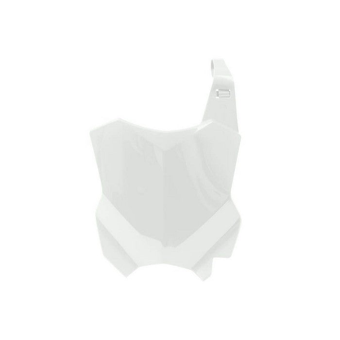 NUMBER PLATE RTECH WHITE KAWASAKI KX250 17-ON KX250X 21-ON KX450F 16-ON KX450X 21-ON