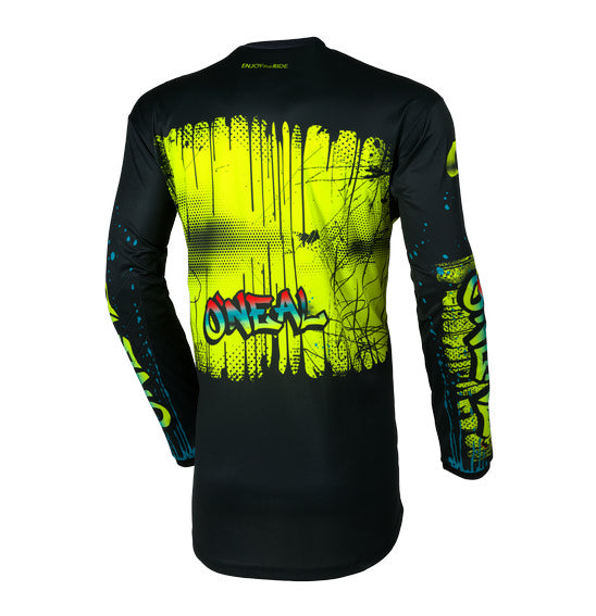 O'Neal 2026 Youth ELEMENT Rancid Jersey - Black/Neon