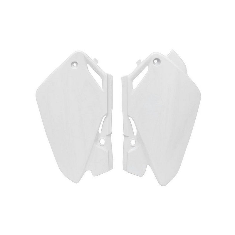 SIDE PANELS RTECH WHITE HONDA CR85R 03-07