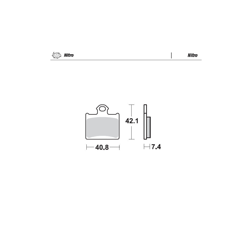 BRAKE PADS REAR MOTO MASTER NITRO FOR HUSQVARNA KTM