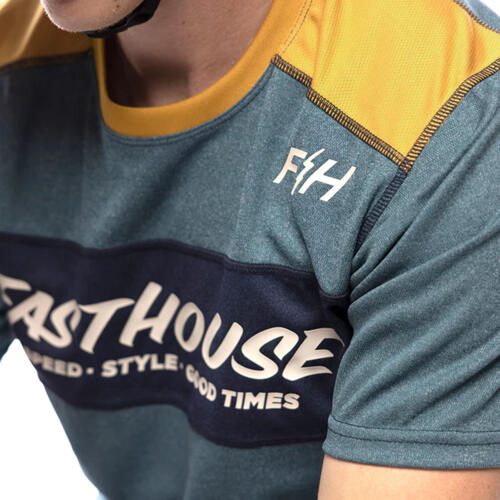 Acadia SS Jersey - Heather Indigo