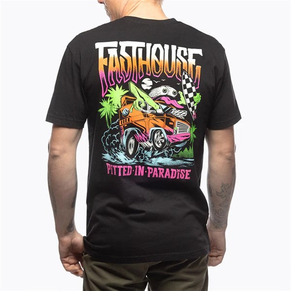 Pitted SS Tee - Navy