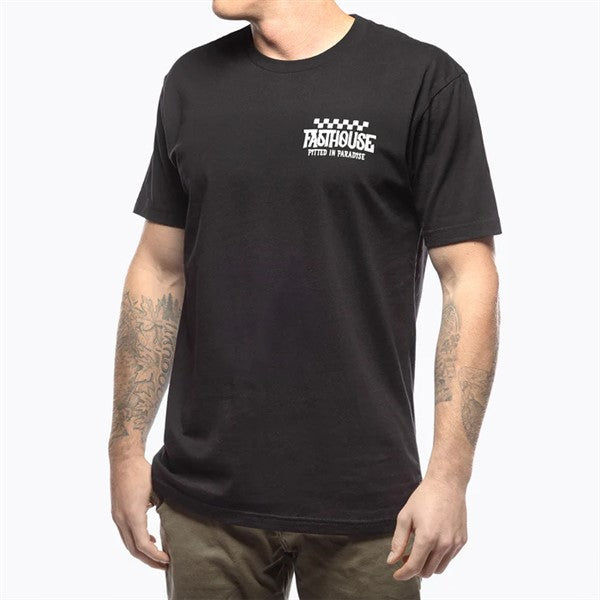 Pitted SS Tee - Navy