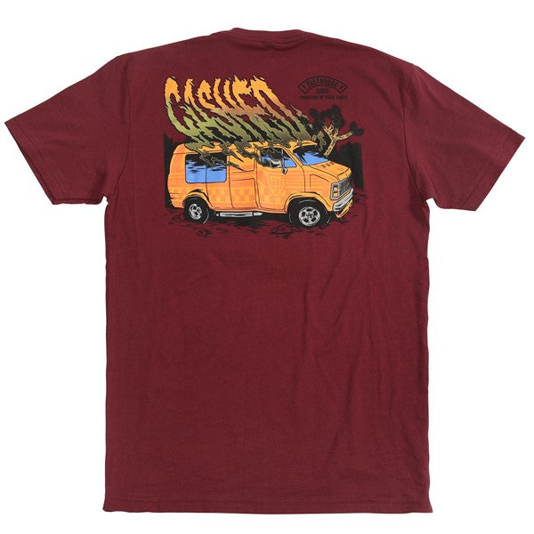 Cashed Tee - Maroon