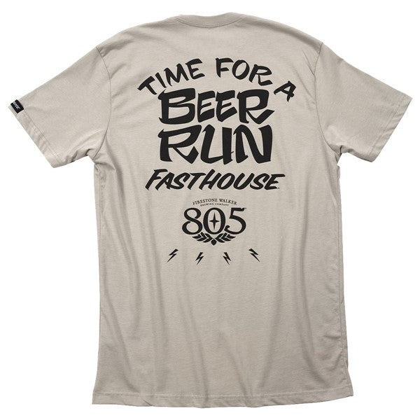 805 Beer Run SS Tee - Light Grey