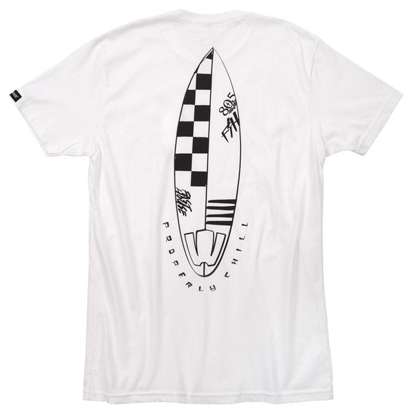 805 Quiver SS Tee - White