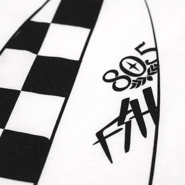 805 Quiver SS Tee - White
