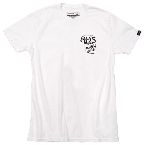 805 Quiver SS Tee - White