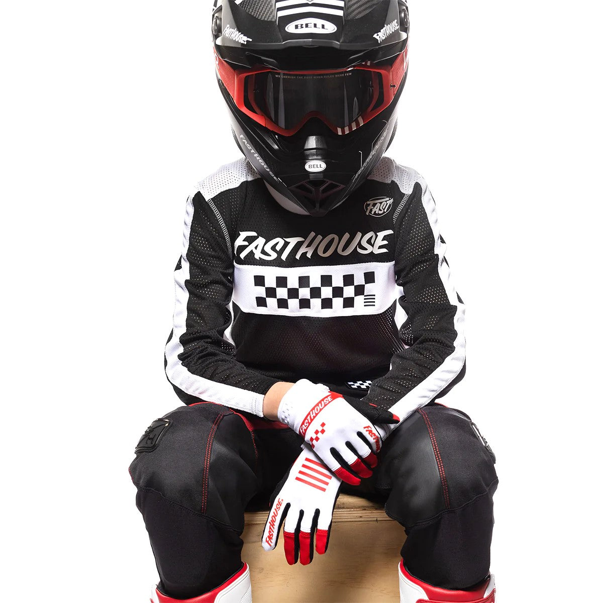 Youth Grindhouse Waypoint Jersey - Black/White