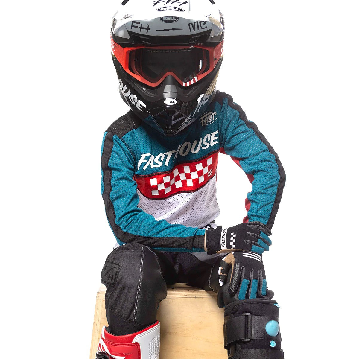 Youth Grindhouse Waypoint Jersey - Marine/White