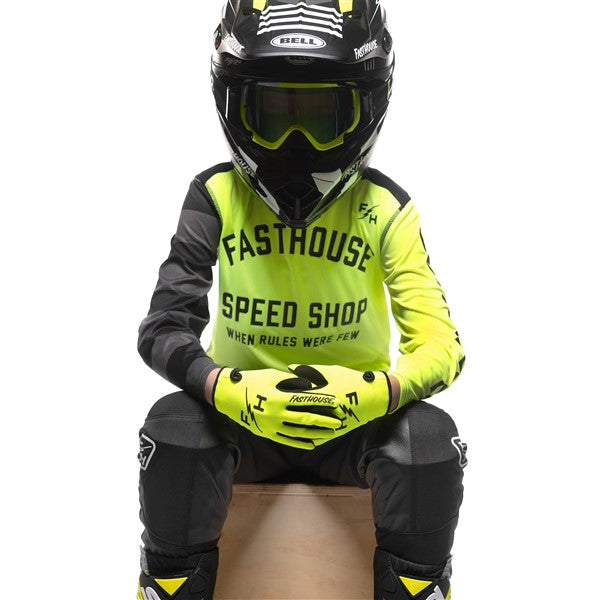 Youth Carbon Eternal Jersey - High-Viz/Black