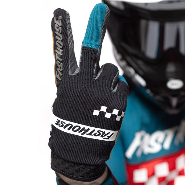 Speed Style Mod Glove - White/Black/Marine