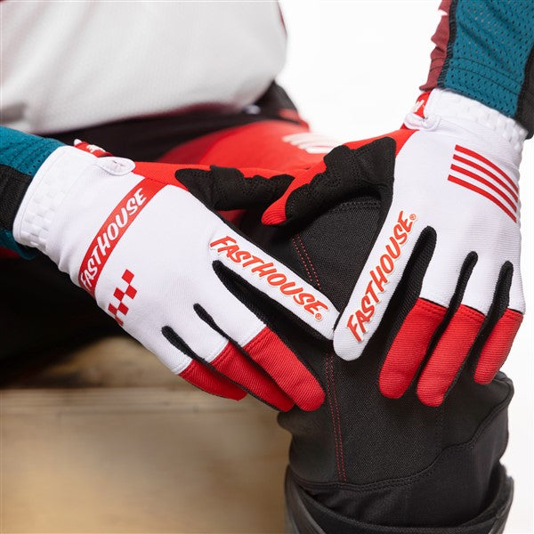 Speed Style Mod Glove - Red/White
