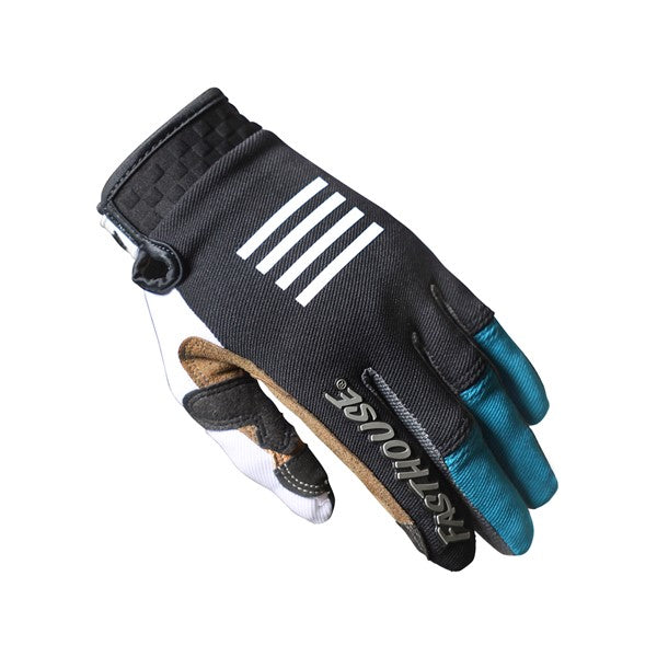 Youth Speed Style Mod Glove - White/Black/Marine
