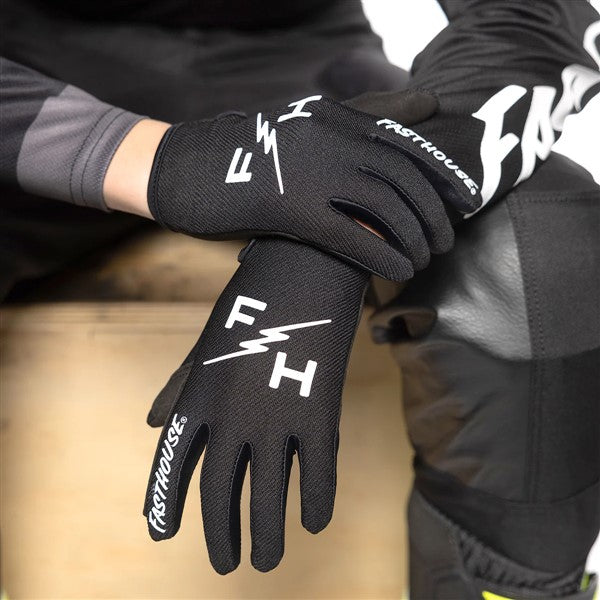Youth Carbon Eternal Glove - Black