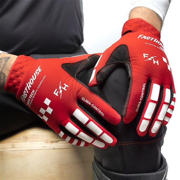 Toaster Gloves - Red/White