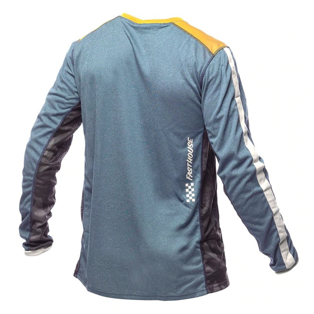 Acadia Long Sleeve Jersey - Heather Indigo