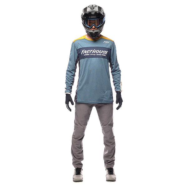 Acadia Long Sleeve Jersey - Heather Indigo