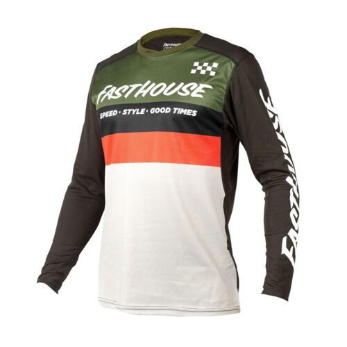 Alloy Kilo LS Jersey - Olive/White