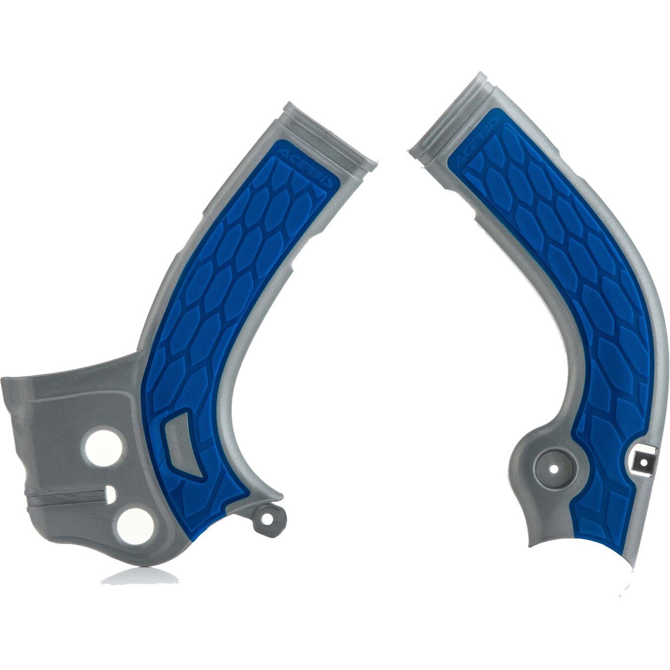 Acerbis X-Grip FRAME GUARDS YZF 250 14-16 450 14-15 SILV-BLUE
