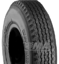 ASSEMBLY - 4"x2.50" Steel Rim, 410/350-4 4PR K805 Road Tyre, 17mm HS Bearings