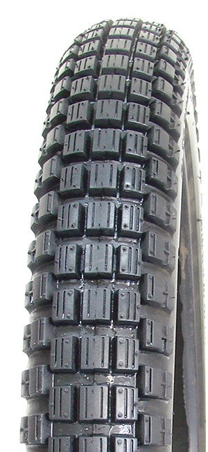 300-17 6PR/50L TT Unilli UN7111 Block/Knobbly Rear Postal Service Motorcycle Tyr