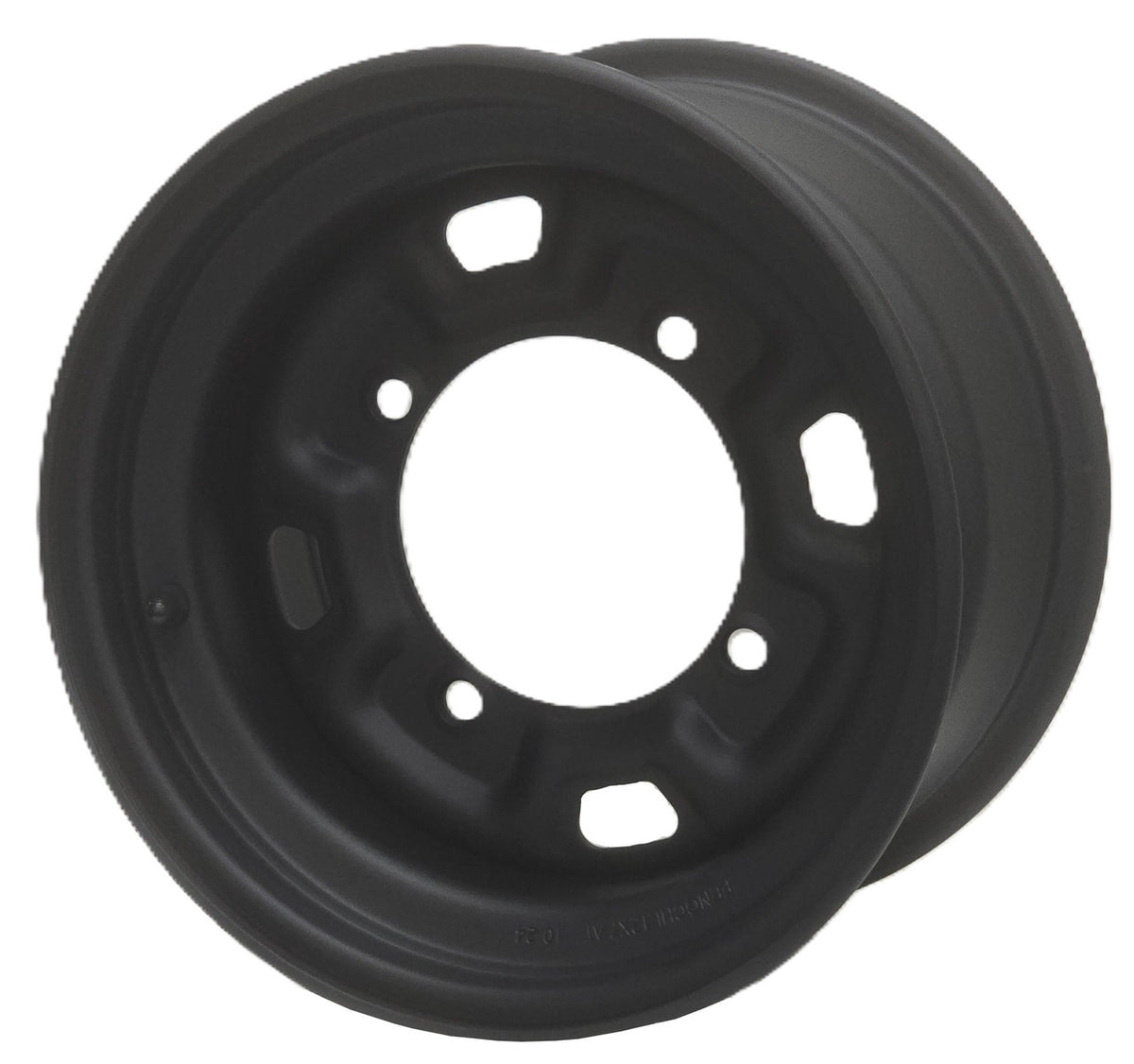 12"x7.00" Steel ATV Rim, 4/156 PCD, 115mm Bore, 14.3mm Stud Holes, ET+12.7, 499Kg load rating