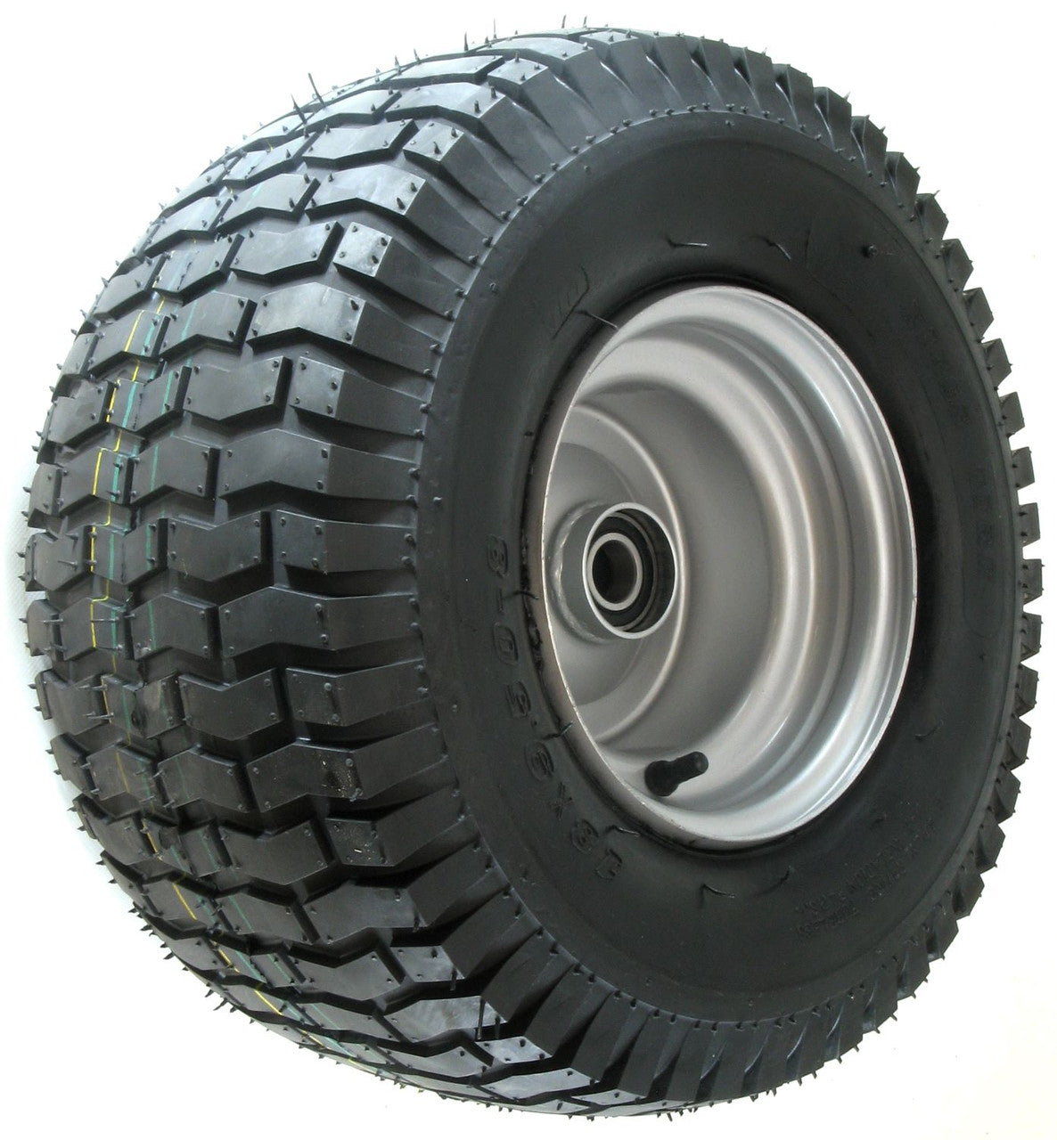 ASSEMBLY - 8"x7.00" Galv Rim, 25mm HS Bearings, 20/10-8 4PR V3502 Turf Tyre