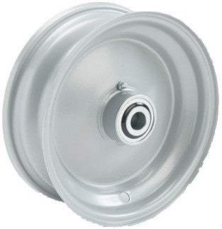 8"x65mm Steel Rim, 2" Bore, 77mm Hub Length, 2"x1" Flange Bearings