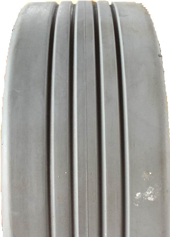 400-8 *Solid* GSE SR109 Grey Ribbed Industrial Tyre