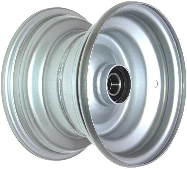 8"x5.50" Galv Rim, 52mm Bore, 85mm Hub Length, 52mm x 25mm High Speed Bearings + Hubcap