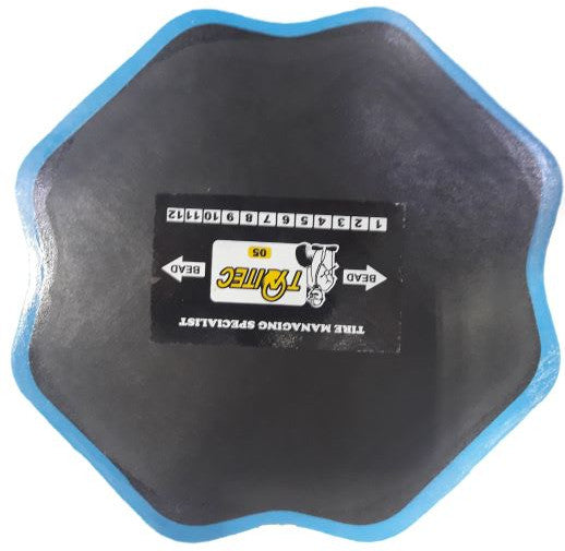 BOX OF 10 - Taitec 165mm Bias Tyre Repair Patch, 4-ply - TBTE-05