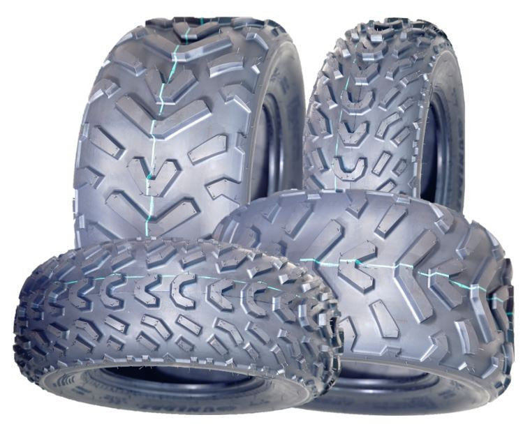 COMBO (2x ea) - 22/7-11 UN724 & 22/10-9 UN726 4PR Unilli ATV Tyres - Honda TRX250 Recon & Suzuki Ozark