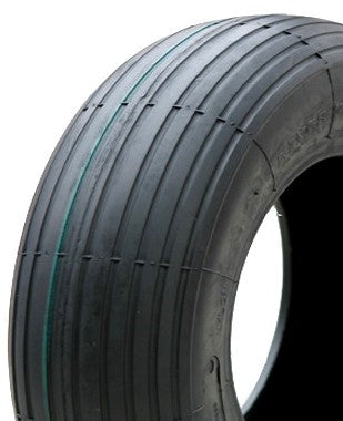 ASSEMBLY - 6x63mm Plastic Rim, 350-6 4PR V5501 Ribbed Barrow Tyre, 16mm Flange Bearings