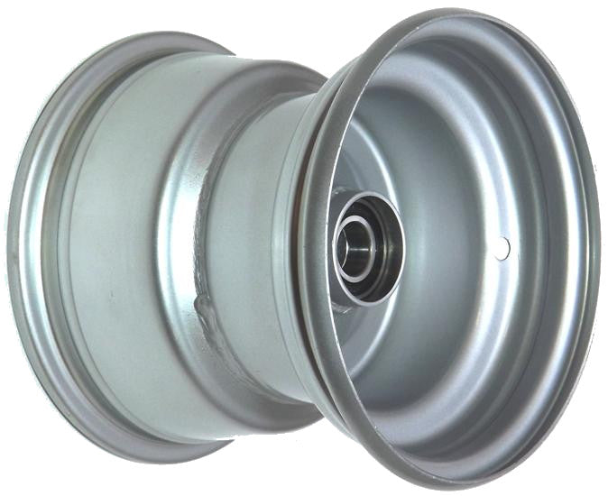 8"x7.00" Steel Rim, 52mm Bore, 85mm Hub Length, 52mm x 25mm High Speed Bearings + Hubcap