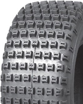 ASSEMBLY - 8"x7.00" Galv Rim, 18/950-8 4PR P322 Knobbly Tyre, 25mm Keyed"