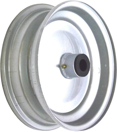 8"x65mm Steel Rim, 35mm Bore, 76mm Hub Length, 35mm x 1" Nylon Bushes