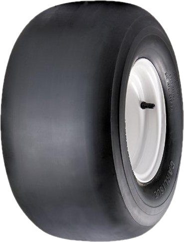 ASSEMBLY - 4"x2.50" Steel Rim, 2" Bore, 9/350-4 4PR P607 Smooth Tyre, ¾" Flange Bearings