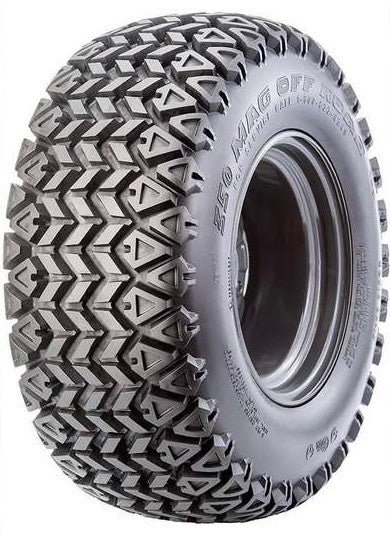 ASSEMBLY - 12"x8.50" Grey Kubota Rim, 5/114.3mm PCD, 25/10-12 6PR 350 MAG Tyre