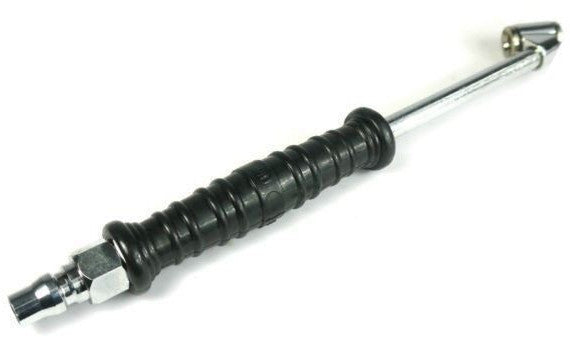 Tyre Inflator, Twin Hold-On Chuck, Closed End, with connector tailpiece
