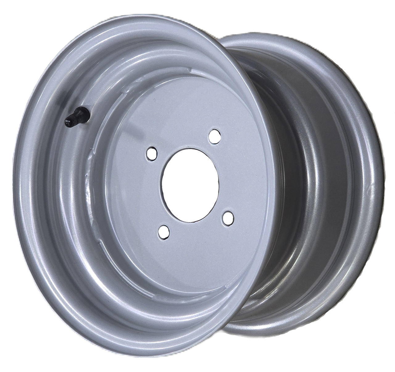 10"x6.00" Steel Rim, H2, 4/100mm PCD, ET0, 60mm Centre Bore - European Trailer fitment