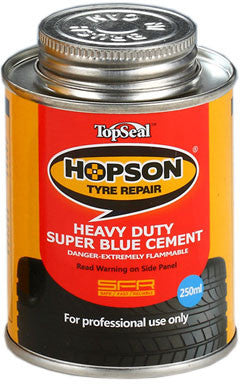 Hopson Heavy Duty Blue Vulcanizing Cement 250ml (non flammable), 250ml - TC-102B