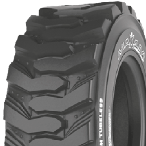 14-17.5 14PR 155A2 TL Maxam MS906 Industrial Lug Tyre, fitted to Grey Rim, - 'Dated Stock'
